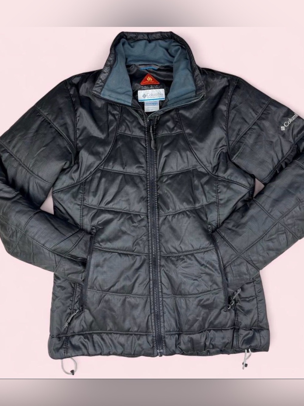 ⛄️ Women’s Columbia Omni Heat Black Puffer Jacket- Medium